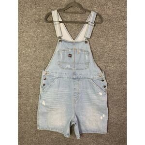 Vintage Union Bay Y2K Women’s‎ Overalls Carpenter Baggy Denim Shortalls Sz XL